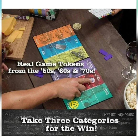 Board Game50s,60s,and'70s Pop Culture & Music Trivia Game Best Party Game! - Picture 7 of 8